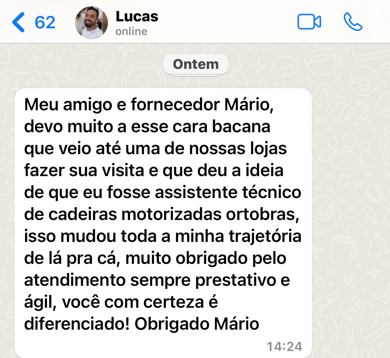 Depoimento Lucas - Loja Homedic Criciúma - SC